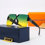 LV - Large Frame Watermark Neutral Eyewear Metroutfitstore