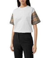 BURBERRY - WOMEN'S WHITE T SHIRT Metroutfitstore
