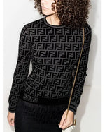 FENDI - WOMEN'S FF MOTIF SWEATER Metroutfitstore