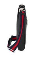 GUCCI - Black GG Messenger Bag Metroutfits