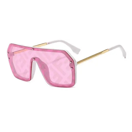 FDI - Fashion Watermark Conjoined Lens Sunglasses Metroutfits