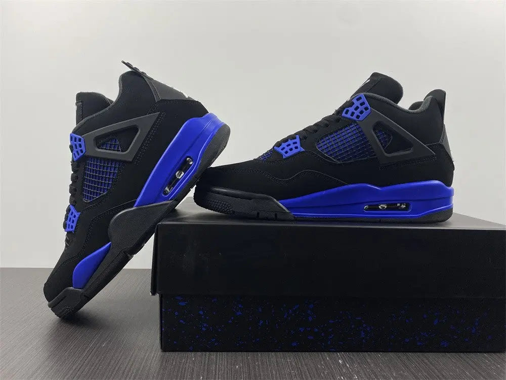 JORDAN - AJ4 “Black Game Royal” Metroutfits