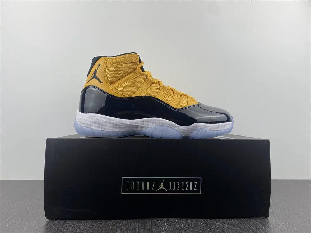 Air Jordan 11 Retro ¨Black Yellow¨ Metroutfits