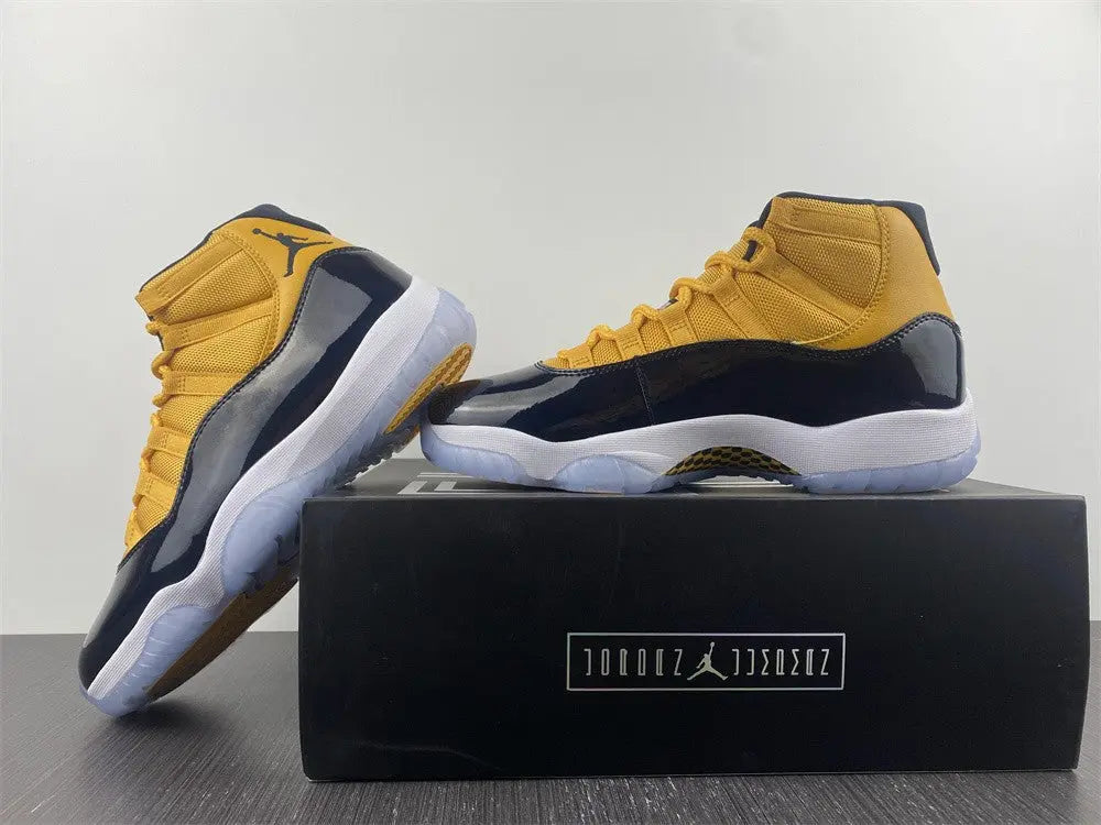 Air Jordan 11 Retro ¨Black Yellow¨ Metroutfits