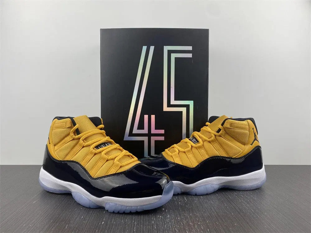 Air Jordan 11 Retro ¨Black Yellow¨ Metroutfits