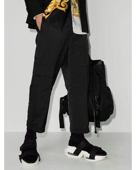 BALMAIN - HIGH TOP LEATHER SNEAKERS - https://treadfitpro.com/