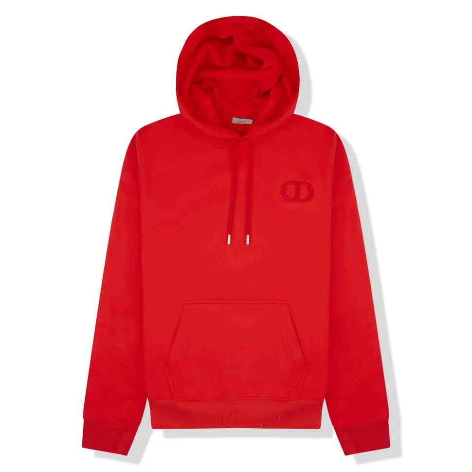 DIOR CD ICON RED HOODIE Metroutfits