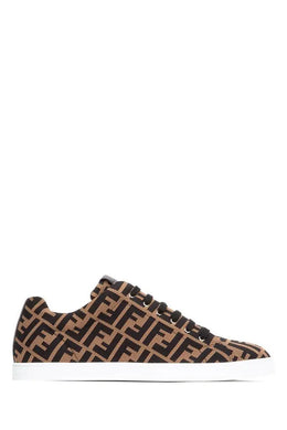 Fendi FF Logo Low-Top Sneakers - https://treadfitpro.com/