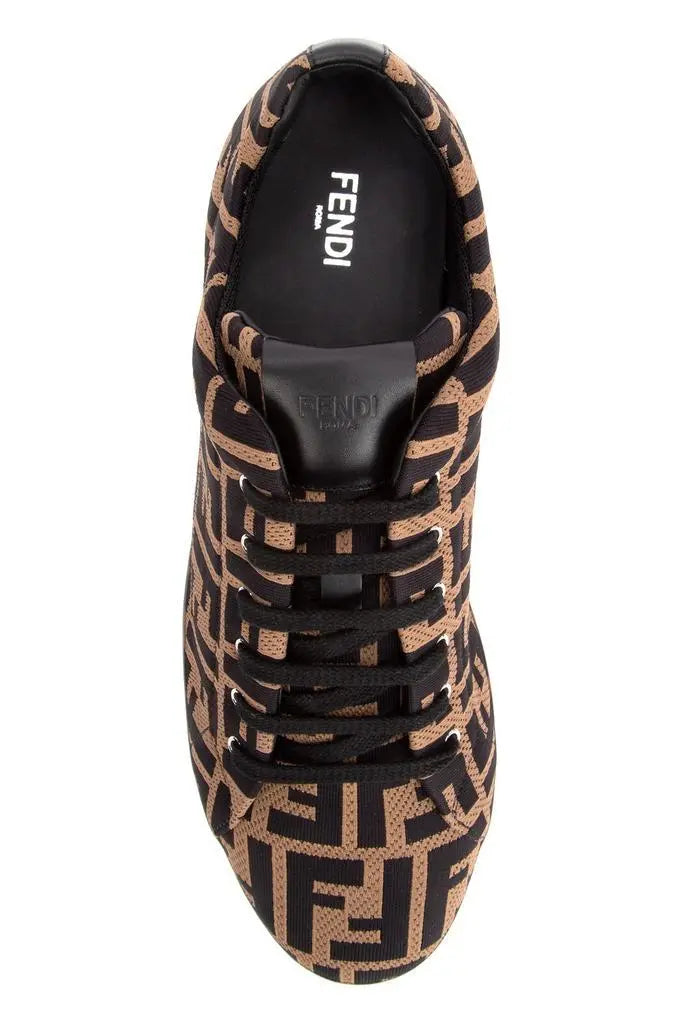 Fendi FF Logo Low-Top Sneakers - https://treadfitpro.com/