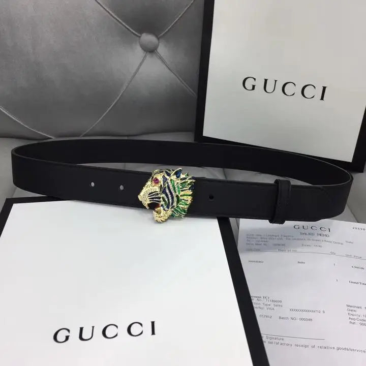 GUCCI - LEATHER BELT - https://treadfitpro.com/