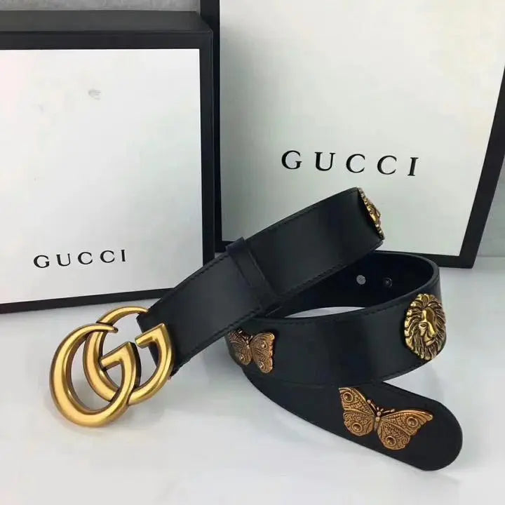 GUCCI - LEATHER BELT - https://treadfitpro.com/