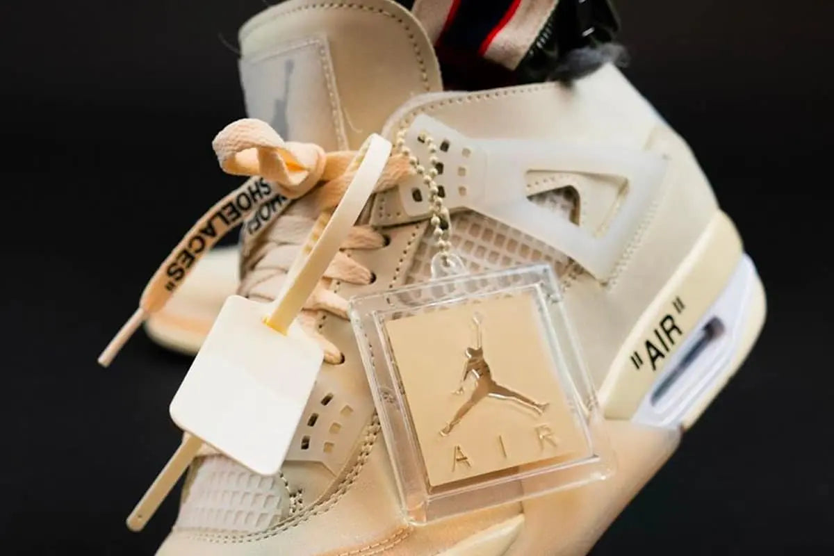 JORDAN 4 RETRO X OFF WHITE ‘BEIGE’ - https://treadfitpro.com/