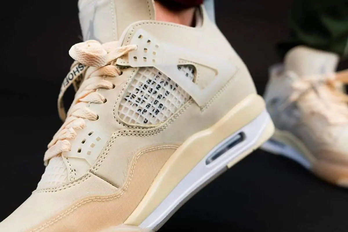 JORDAN 4 RETRO X OFF WHITE ‘BEIGE’ - https://treadfitpro.com/