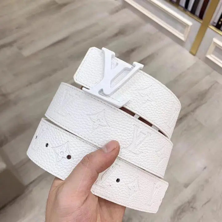 LOUIS VUITTON - LEATHER BELT - https://treadfitpro.com/