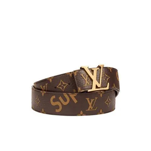 LOUIS VUITTON X SUPREME - LEATHER BELT - https://treadfitpro.com/