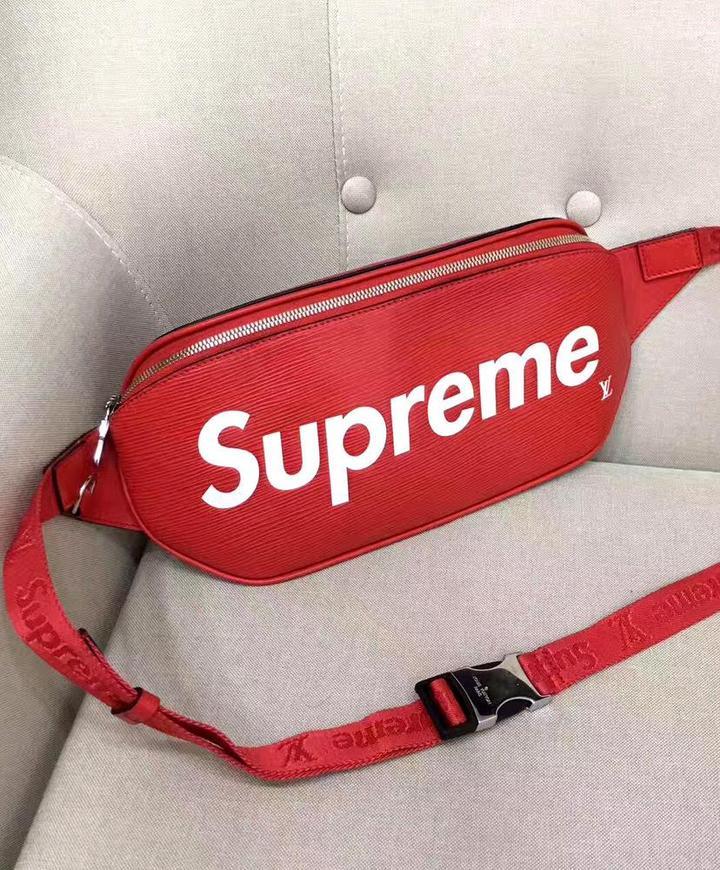 LOUIS VUITTON X SUPREME - WAIST BAG - https://treadfitpro.com/