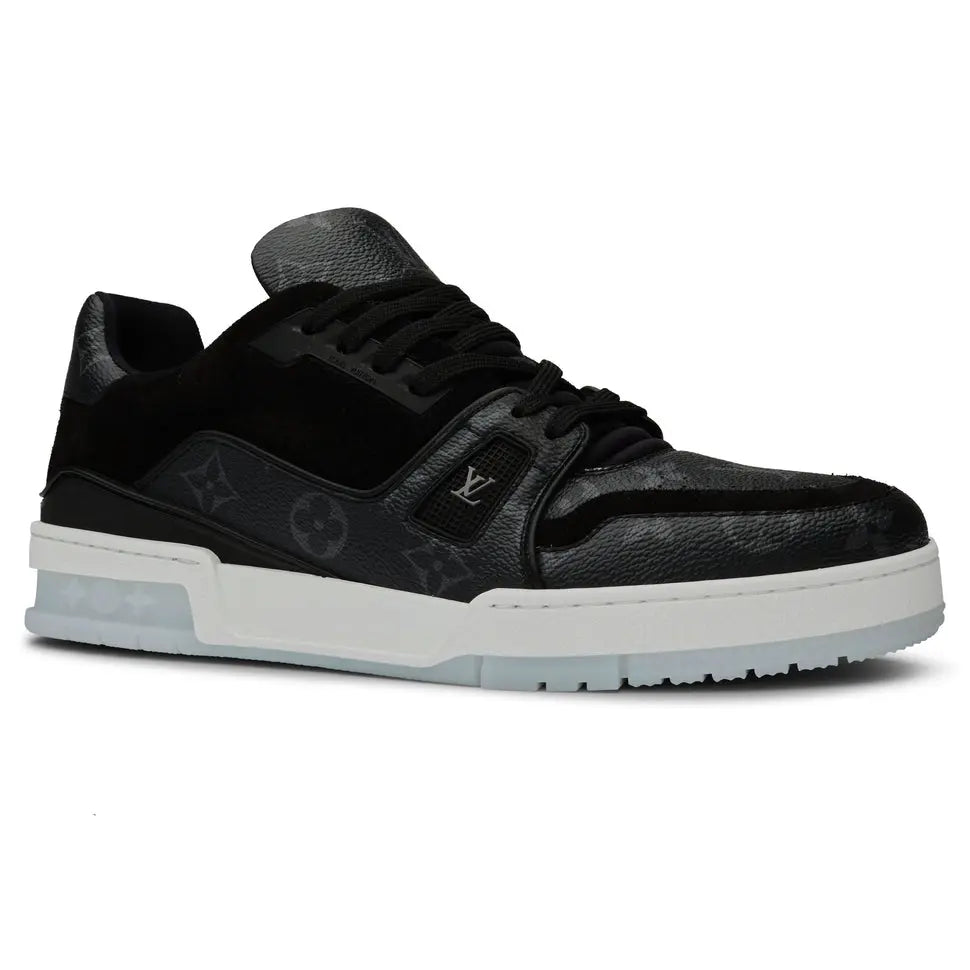LOUIS VUITTON LV TRAINER BLACK SNEAKER Metroutfitstore