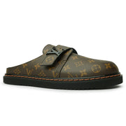 LOUIS VUITTON MONOGRAM LV EASY BROWN MULE Metroutfits