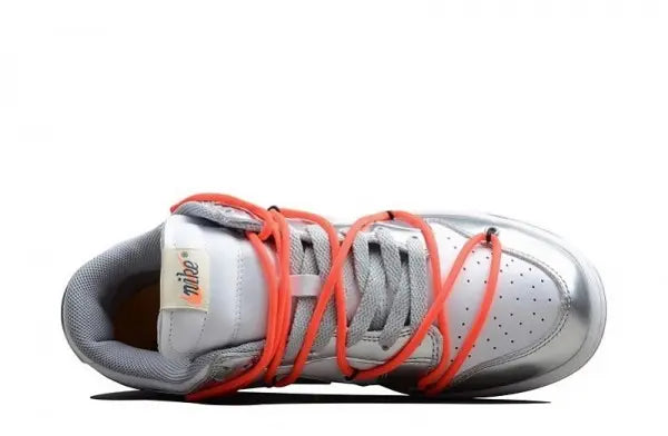 NIKE DUNK SB LOW X OFF WHITE “SILVER WHITE” - https://treadfitpro.com/