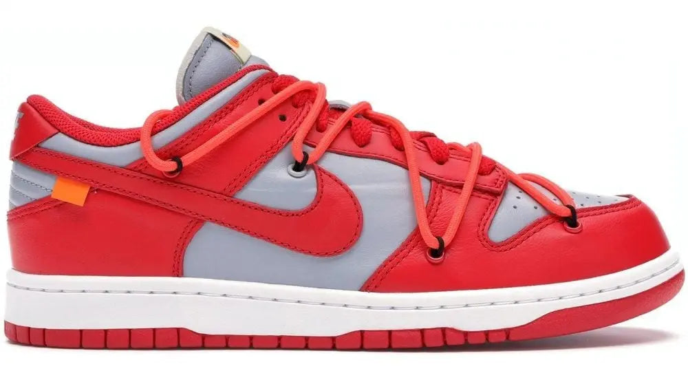 NIKE DUNK SB LOW X OFF WHITE “UNIVERSITY RED” - https://treadfitpro.com/