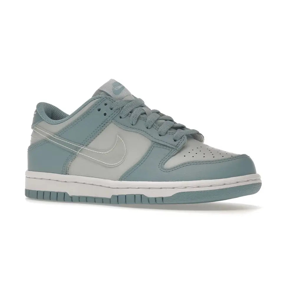 NIKE DUNK LOW AURA CLEAR BLUE SWOOSH (GS) Metroutfits