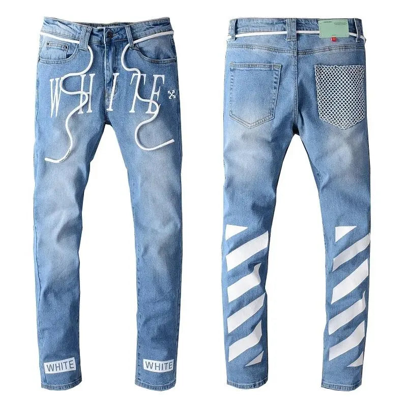 OFF WHITE - JEANS - https://treadfitpro.com/