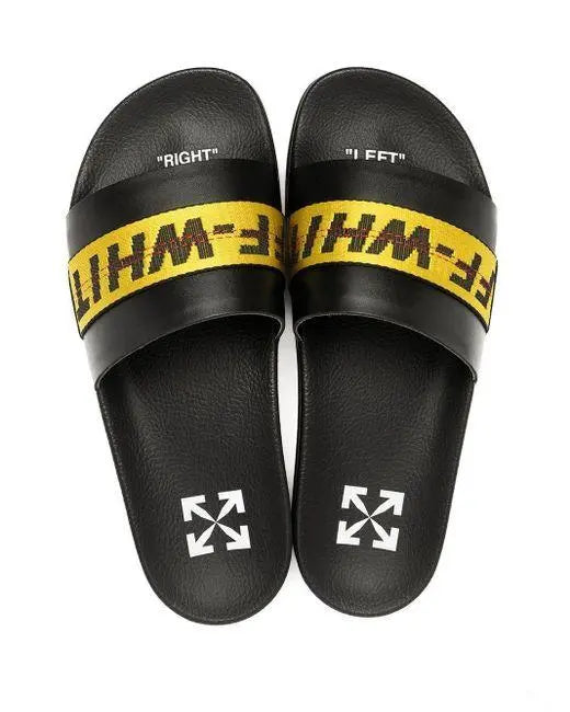 OFF WHITE - PANTOUFLES - https://treadfitpro.com/