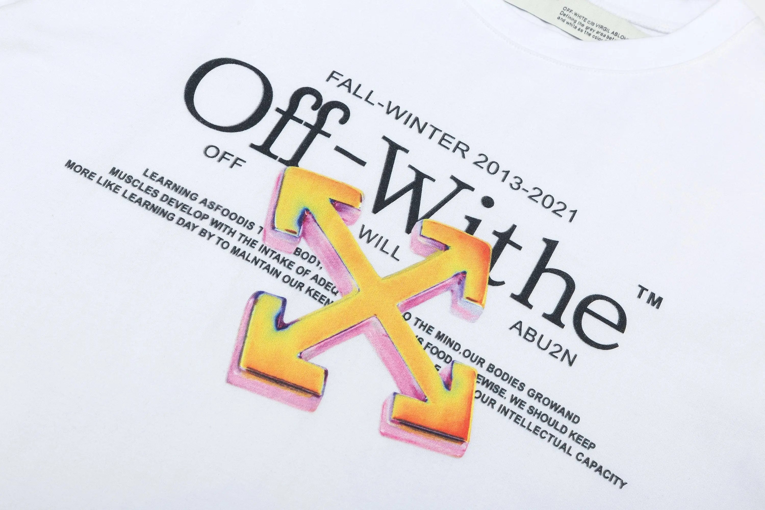 OFF WHITE - T SHIRT - https://treadfitpro.com/