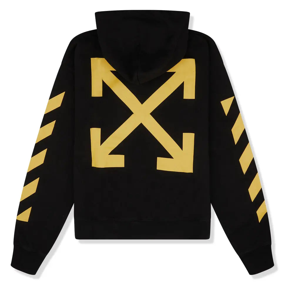 OFF-WHITE CARAVAGGIO ‘NARCISSUS’ BLACK YELLOW HOODIE Metroutfits