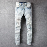 AMIRI - JEANS Black Letter Angel Printing My Store