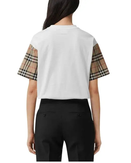 BURBERRY - WOMEN'S WHITE T SHIRT Metroutfitstore