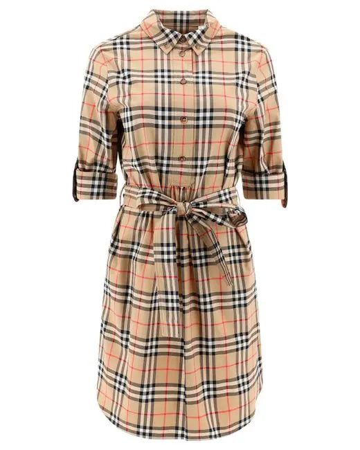 BURBERRY - WOMEN'S "VINTAGE CHECK" SHIRT DRESS Metroutfitstore