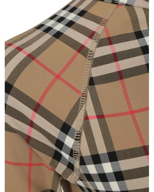 BURBERRY - WOMEN'S VINTAGE CHECK FITTED TOP Metroutfitstore