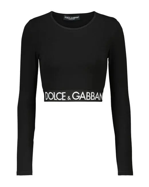 DOLCE & GABANNA - WOMEN'S COTTON CROP TOP Metroutfitstore