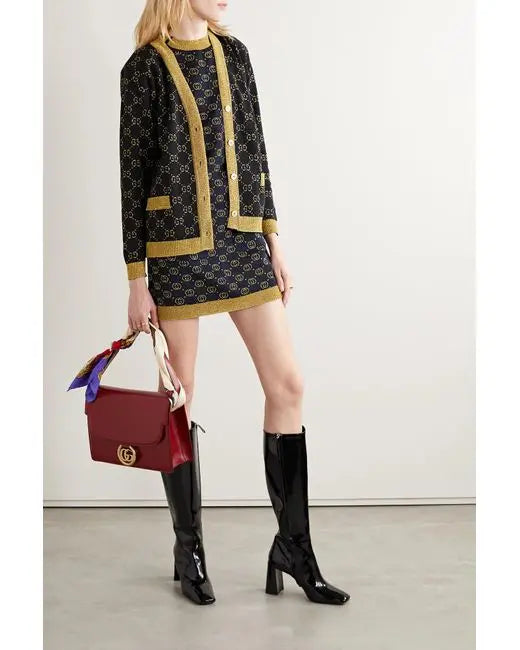 GUCCI - WOMEN'S COTTON GG CARDIGAN Metroutfitstore