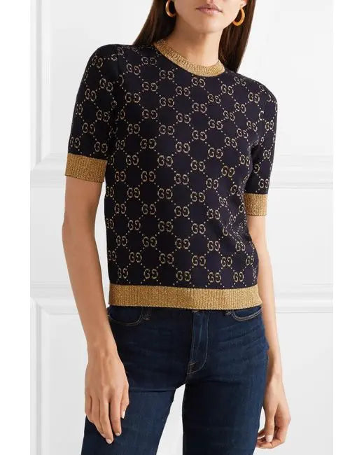 GUCCI - WOMEN'S COTTON GG SWEATER Metroutfitstore