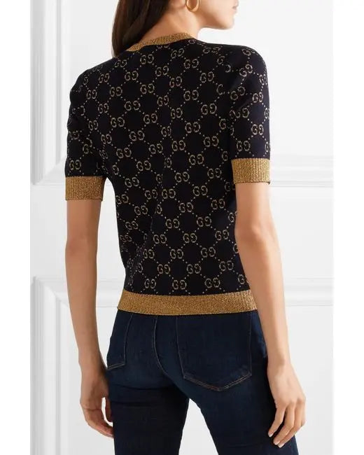 GUCCI - WOMEN'S COTTON GG SWEATER Metroutfitstore