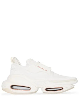 BALMAIN - BBOLD LEATHER SNEAKERS Metroutfits