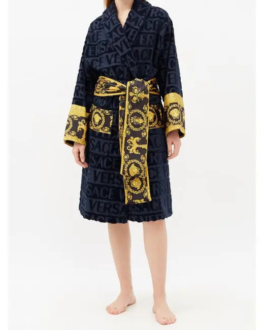 VERSACE - COTTON BATHROBE Metroutfitstore