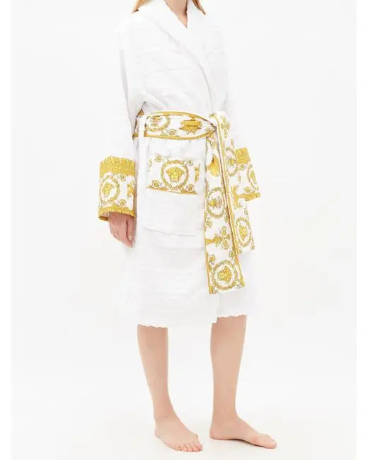 VERSACE - COTTON BATHROBE Metroutfitstore